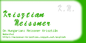 krisztian meissner business card