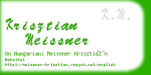 krisztian meissner business card